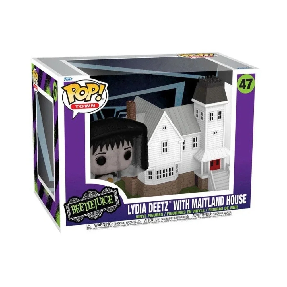 Beetlejuice Lydia Deetz With Maitland House Vinyl Figure Pop Town 47 NIB